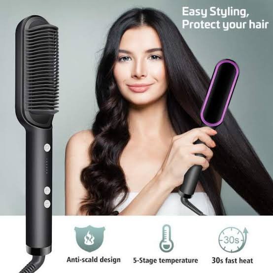 Hair Styling Comb Straightener Modelling Brush