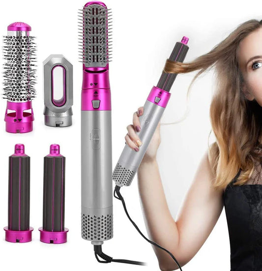 Style Your Way – 5-in-1 Hair Styler for Straight, Curly & Voluminous Hair