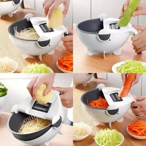 9-in-1 Multi-Function Vegetable Cutter for Quick & Precise Food Prep