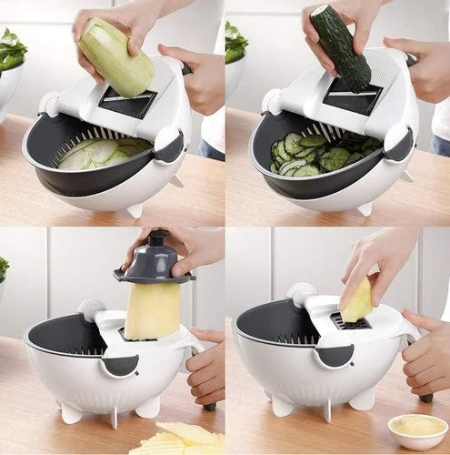 9-in-1 Multi-Function Vegetable Cutter for Quick & Precise Food Prep