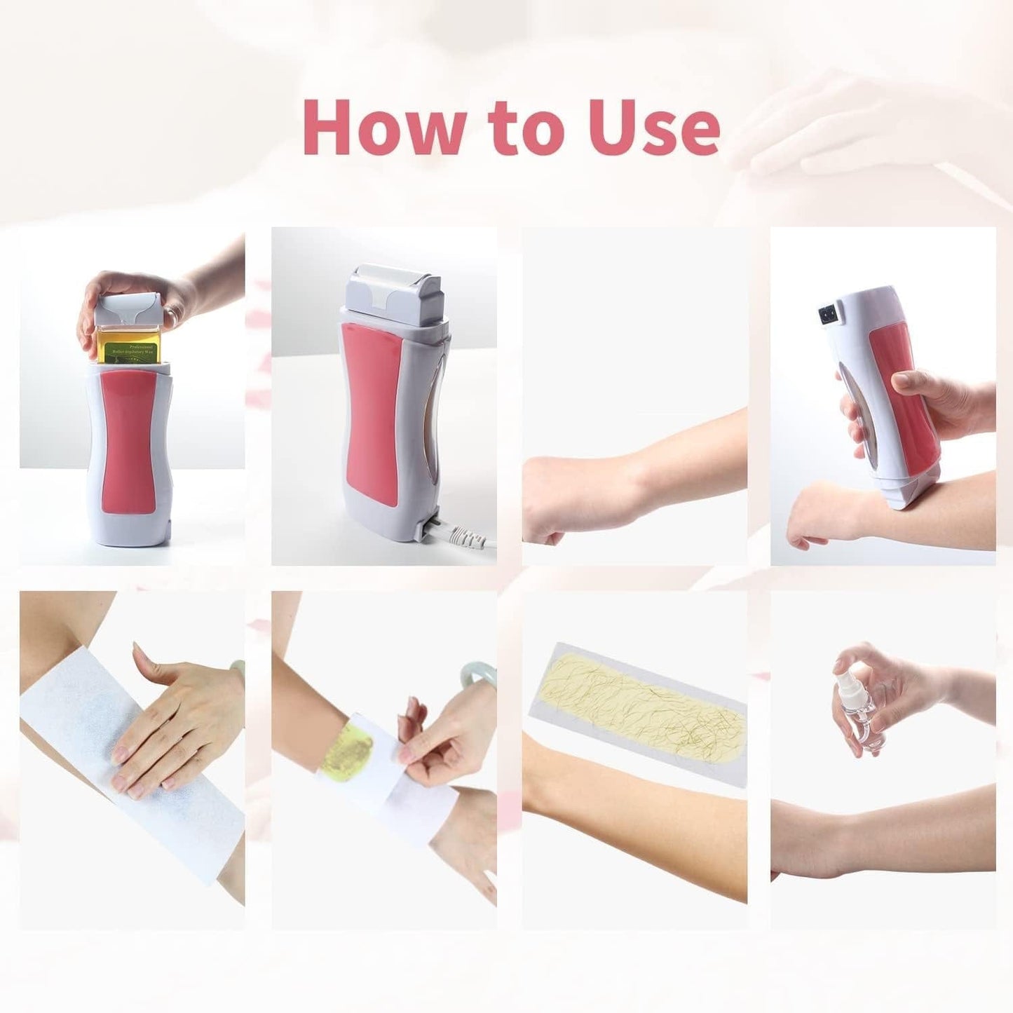 3-in-1 Roll-On Wax System for Easy, Smooth Hair Removal Machine