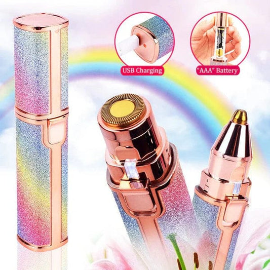 Blawless™ 2-in-1 Eyebrow & Facial Hair Remover – Painless Precision Trimmer