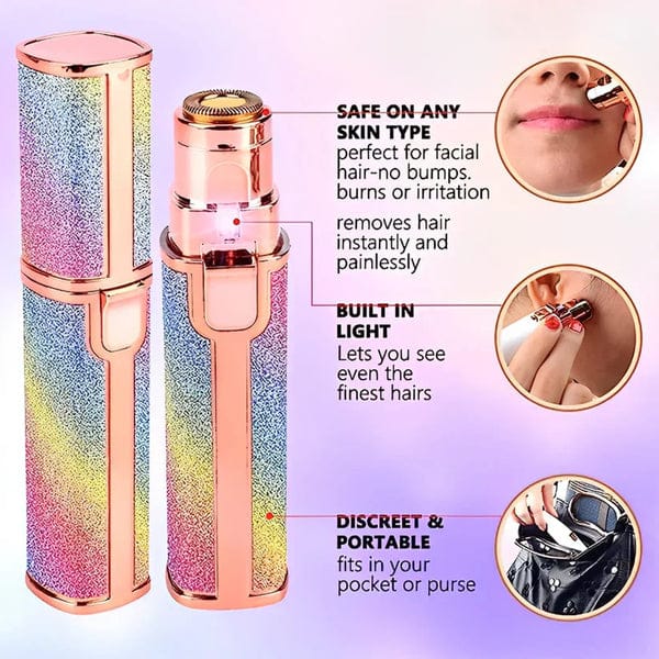 Blawless™ 2-in-1 Eyebrow & Facial Hair Remover – Painless Precision Trimmer