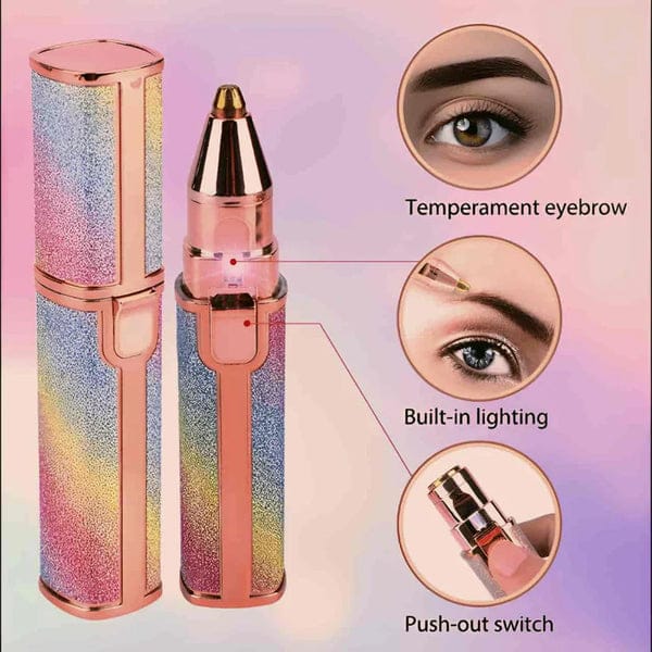 Blawless™ 2-in-1 Eyebrow & Facial Hair Remover – Painless Precision Trimmer